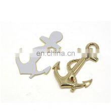 3d Metal Car Body Stickers Anchor Hooks Logo Insignia Boat Decorations Auto Decal Car Styling Accessories Exterior Stickers thumbnail-4