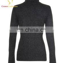 Turtleneck Knitting Lady Cashmere Merino Wool Fancy Thick Cardigan Coat thumbnail-4