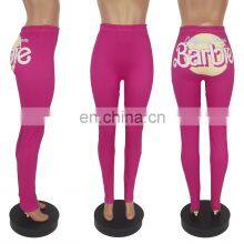 Fall Clothing 2020 High Waisted Yoga Workout Long Pants Tight Butt Leggings Candy Snack Corn Pants in Womens thumbnail-4