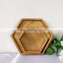 Hot Sale Custom Handmade Natural Wood Round Cake Stand Set for Wedding 8-10 Inch thumbnail-3