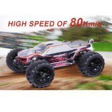 1:10 Scale Remote Control Car Truck, 80+ KM/H High Speed RTR RC Truck, 2.4GHZ Radio Controlled Electric RC Car, 4WD 4x4 Off Road Monster Truck for Adults, IPX7 Waterproof Racing Vehicle Truck thumbnail-3
