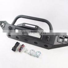 4x4 Offroad Front Bumper Guard for Jeep Wrangler Front Bumper With Led Light