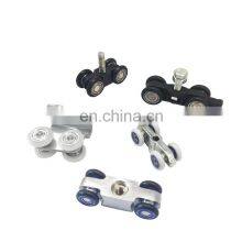 Heavy Duty Punch Polish Sliding Blinds Cabinet 4 Wheel Steel Cabinet Sliding Door Rollers Wheel