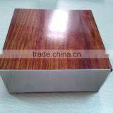 Aluminum Wood Grain Printed Aluminium Square Tube/pipe,aluminum Square Hollow Tube thumbnail-3