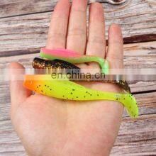 JOHNCOO 2021 Hot Sale 8cm Paddle Tail TPE Material Soft Bait Minnowz Fishing Lures thumbnail-4