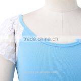 Child Short Sleeve Wedding Lace Tutu Dress thumbnail-4