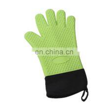 Best Selling Rubber Heat Resistant Silicone BBQ Grilling Baking Oven Mitt Gloves thumbnail-2