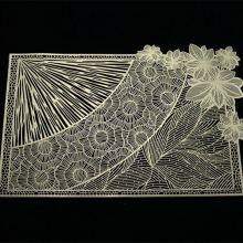 Pink Insulated Placemat PVC Hollow Dining Table Mat Kitchen Decor thumbnail-4