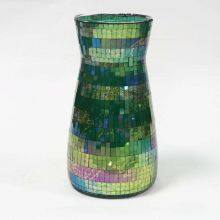 Mosaic Jar Glass Vase Glass Container Jar