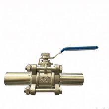 Stainless Steel Three-piece Welded Extended Valve With Full Port Design thumbnail-3