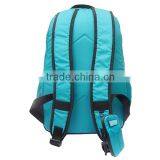 Nylon + 420D Polyester Blue Color Casual Backpack With Tablet Compartment + Mobile Phone Pouch thumbnail-3