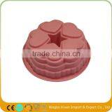 Big Heart Shaped Silicone Flower Cake Mold thumbnail-5