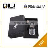 Stainless Steel Mobile Phone Sharp Hip Flask