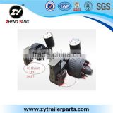 Semi trailer air suspension with axle Made in China/High Quality Semi trailer air suspension with axle