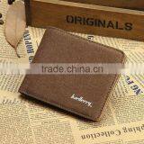 High Quality Bifold Canvas Wallet Credit Card Holder Canvas Wallet Clip thumbnail-3