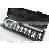 10PCS 1/2" Plastic Box Socket Hand Tools Set 4010AABP Made in China