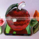 Red color crystal apple