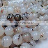Brazil Agate 100% Natural Spot Agate Round Bead thumbnail-2