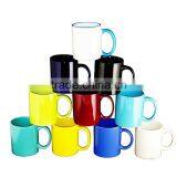 2014 China Wholesale customized logo Color change ceramic sublimation printing mugs for souvenir and gift