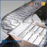 Single Hinge Straight Running Width 114.3mm 304 Stainless Slat Top Chain C18S thumbnail-4