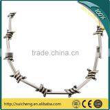Guangzhou Barbed Wire Jewellery/ Barbed Wire Taut Wire/ Low Carbon Steel Galvanized Barbed Wire