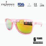 red mirro sunglasses transparent sunglasses plastic sunglasses