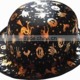 Halloween party round hat with pattern party decoration hat