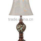 Traditional Resin Floral Table Lamp,America Style Lamp thumbnail-1