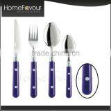 Onsite Checked Manufacturer 84/500/EEC and 2005/31/EC Best Purple Handle Flatware Set thumbnail-5