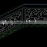 Top-selling Outdoor Wrought Iron Stair Railing