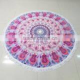 Round Beach Towels With Tassel thumbnail-5