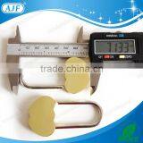 2014 Popular 40MM Brass Double Heart Love Padlock For Lovers