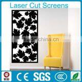 Decorative Black Color Wrought Iron Laser Cut Hanging Room Divider thumbnail-6