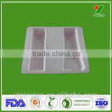 New 100% Biodegradable Make Up Tools Natural Fiber Pulp Tray for Package