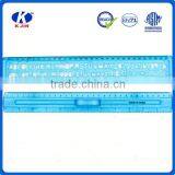Factory Supplies Kids Cute Plastic Stencil Ruler With Blue Color thumbnail-2