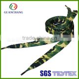 Alibaba factory direct wholesale sublimation camouflage shoelace