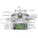 FS - i6 new plate control data returned more than six channel model aircraft model displays the remote control compatible