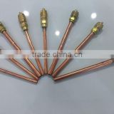 Refrigeration Brass Charging Pin Valve with Copper Pipe