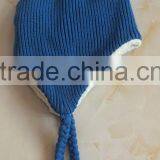 Custom Wholesale Fashion Style Knitted Pilot Cute and Warm Hats for Winter thumbnail-1