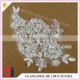 HC-2751-1 Hechun 3D Clear Bead Custom Wholesale Sequin Bridal Applique thumbnail-1