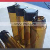 Cylindrical Bottle, Sample Glass Vials With Poly Phenolic Cone Liner Cap thumbnail-1