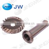 Container chassis landing gear forklift transmission precision parts alloy steel material spiral bevel gear