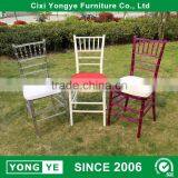 White and Black Plastic Material Wedding Resin Chiavari Chair thumbnail-6