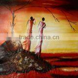 Girls Abstract Oil Paintings