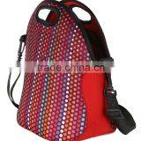 Custom Design Insulated Neoprene Lunch Bag,Neoprene Lunch Cooler Bag