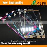 2.5D Titanium Alloy Brushed Metal Tempered Glass Screen Protector for Samsung Galaxy Note 3 thumbnail-4