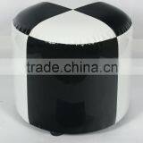 Simple Black and White Circular Stool thumbnail-1