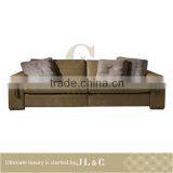 Living Room Furniture Sectional Sofa Full Grain Leather Sofa From JL&C Luxury Home Furniture New Sofa Designs thumbnail-1