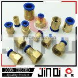 shipping from china one touch union straight female 10mm tube metal adapter