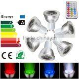3W RGB GU10 MR16 E14 B22 E27 Remote Control 16 Color RGB LED Bulb Light thumbnail-3